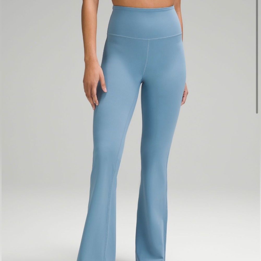 lulu high rise flares size 0